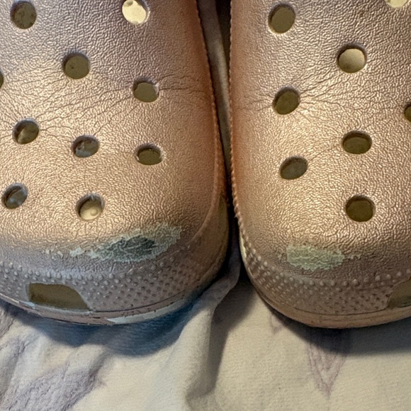 CROCS Women's Rose Gold Sandals - Picture 2 of 2